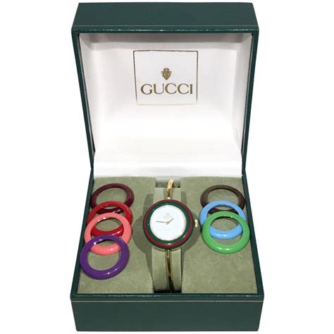 gucci bezel watch vintage|gucci watch bezel interchangeable.